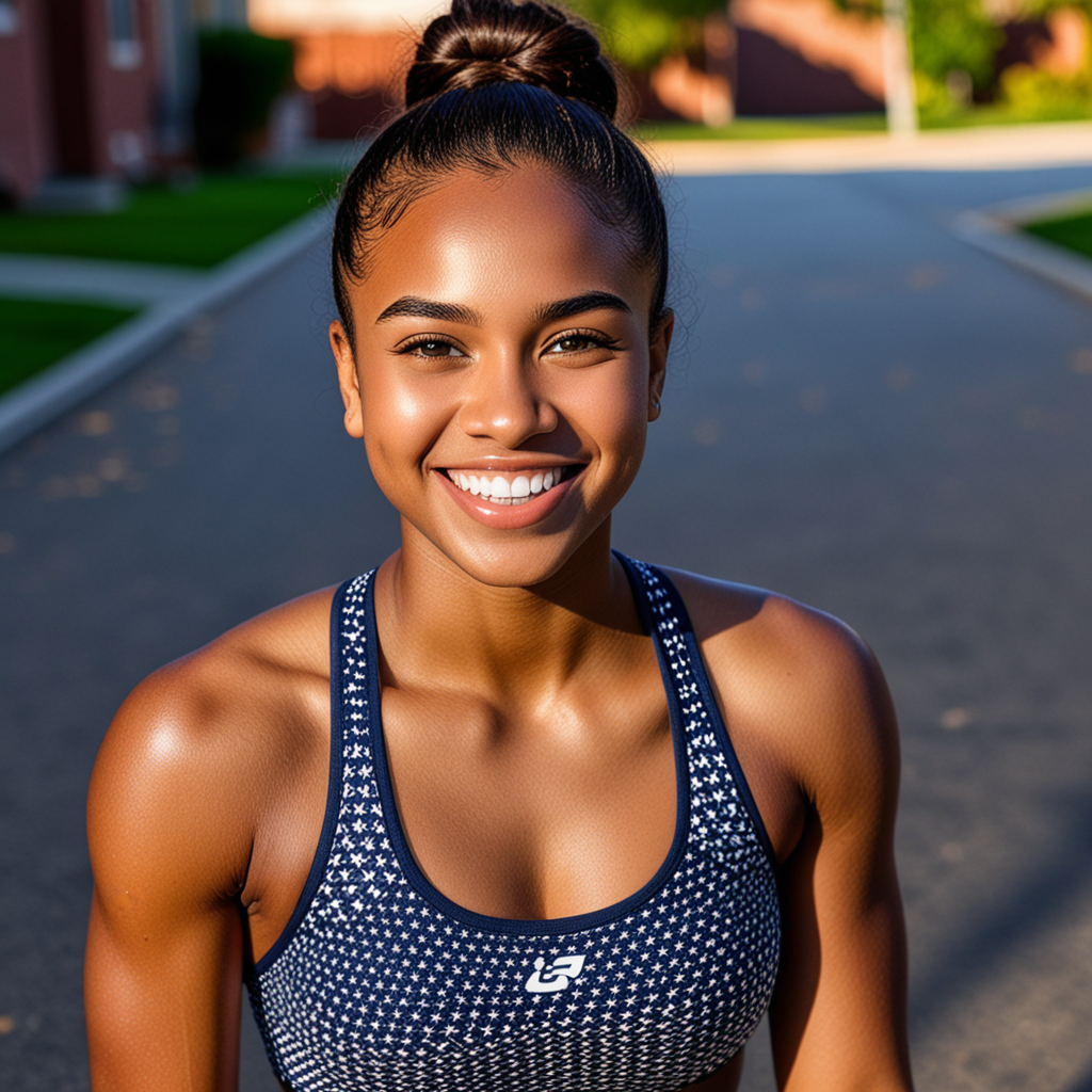 Professional athlete portrait